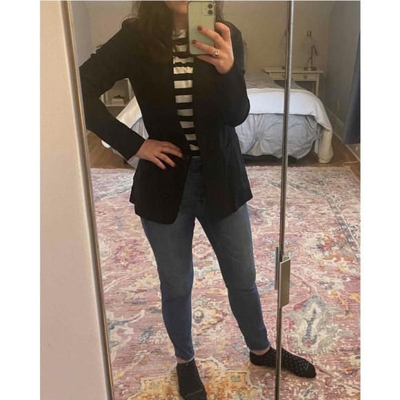 Women's Relaxed Fit Essential Blazer - A New
Day™м Black - Picture 7 of 11